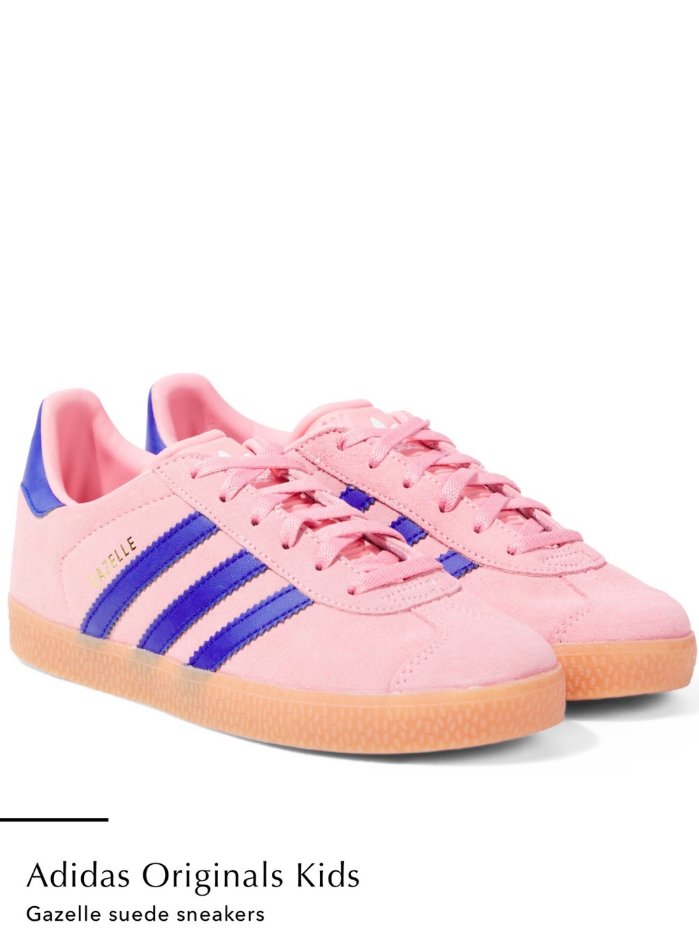 adidas Gazelle Semi Spark Pink Gum Kids/Juniors Sneakers size 5 NWOB